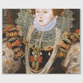 Queen Elizabeth I Geschenkpapier (Flach)
