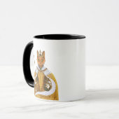 Queen Elizabeth I - HistiCATS Illustration Tasse (Vorderseite Links)
