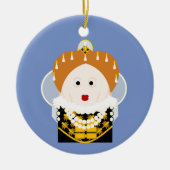 Queen Elizabeth I Keramik Ornament (Vorne)
