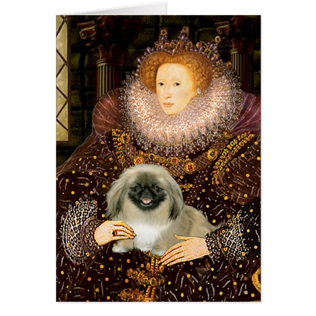 Queen Elizabeth I. - Pekingese (Vorne)