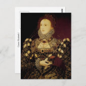 Queen Elizabeth I Postkarte (Vorne/Hinten)