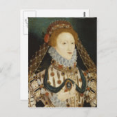 Queen Elizabeth I Postkarte (Vorne/Hinten)