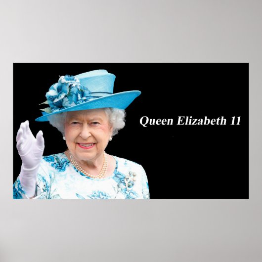 Queen Elizabeth II. Bild für Poster (Vorne)