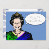 Queen Elizabeth II Icema Party Einladung (Vorne/Hinten)