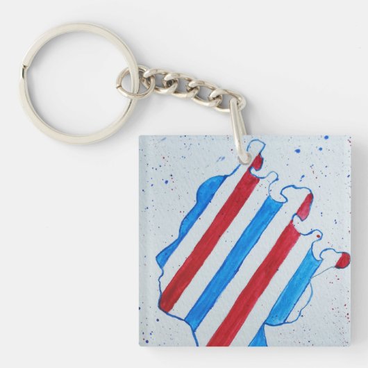 Queen Elizabeth II Jubilee Platinum England Verein Schlüsselanhänger (Vorderseite)