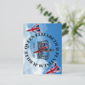Queen Elizabeth II Platinum Jubilee Postkarte (Stehend Vorderseite)