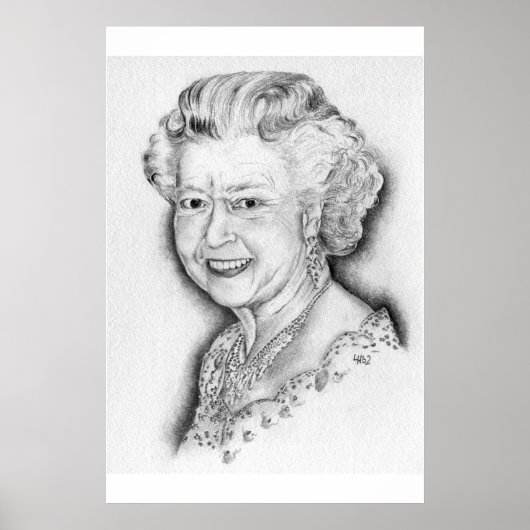 Queen Elizabeth II Poster (Vorne)