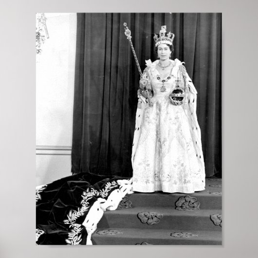 Queen Elizabeth II. Poster (Vorne)