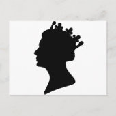 Queen Elizabeth II Postkarte (Vorderseite)