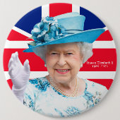 Queen Elizabeth ll Button (Vorderseite)