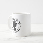 Queen Elizabeth ll Gedenktafel Tasse (Vorderseite Links)