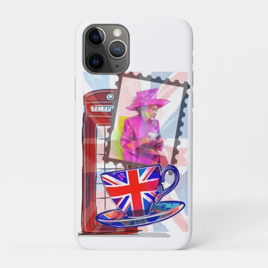 Queen Elizabeth - London Tourist Big Ben Case-Mate iPhone Hülle (Rückseite)