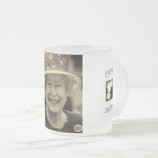 Queen Elizabeth Mattglastasse (VorderseiteRechts)
