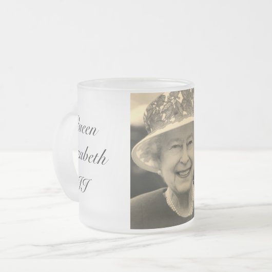 Queen Elizabeth Mattglastasse (Vorderseite Links)