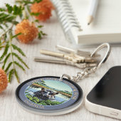 Queen Elizabeth National Park Uganda Schlüsselanhänger (Vorderseite rechts)