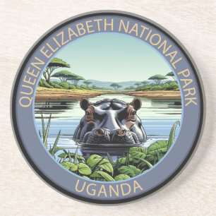 Queen-Elizabeth-Nationalpark Uganda Getränkeuntersetzer