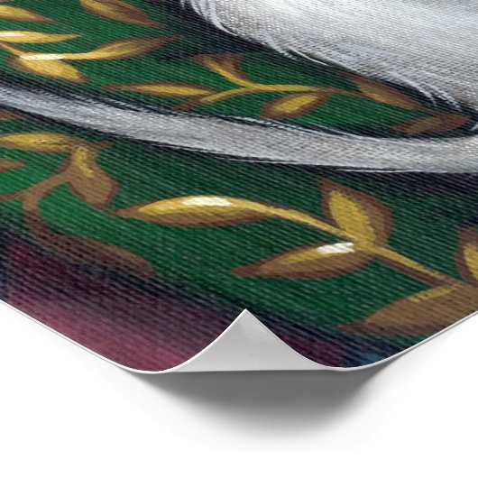 Queen Elizabeth und ein Kunstdrucktudor von Ermine Poster (Ecke)