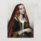 Queen Elizabeth Woodville Postkarte (Vorderseite)