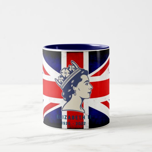 Queen Elizabeth Zweifarbige Tasse (Mittel)
