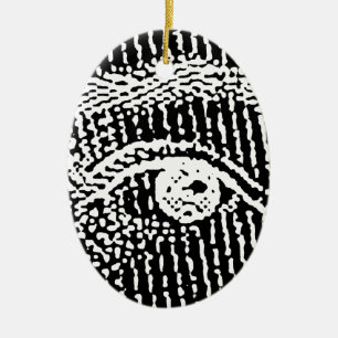 Queen Elizabeths Augen Keramikornament