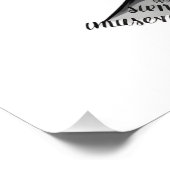 Queen Esther Calligraphy Portrait - Vintage Script Fotodruck (Ecke)