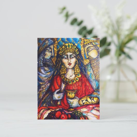 Queen Esther Postkarte (Stehend Vorderseite)