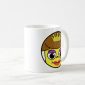 Queen Face Coffee Tasse (VorderseiteRechts)