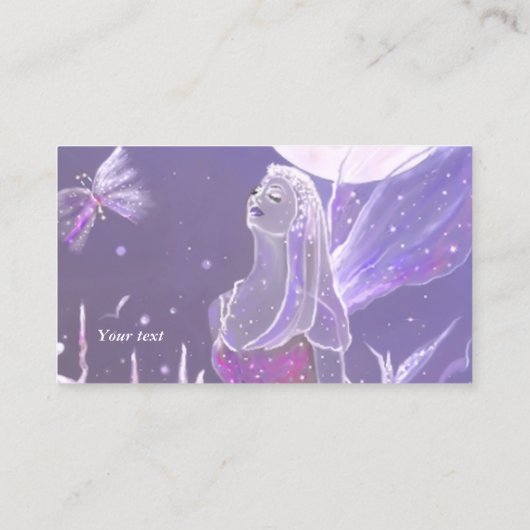 Queen Fairy Visitenkarte (Rückseite)