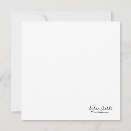 Queen Flat Grußkarte (Rückseite)