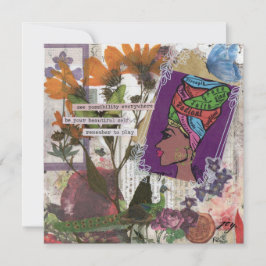 Queen Flat Grußkarte