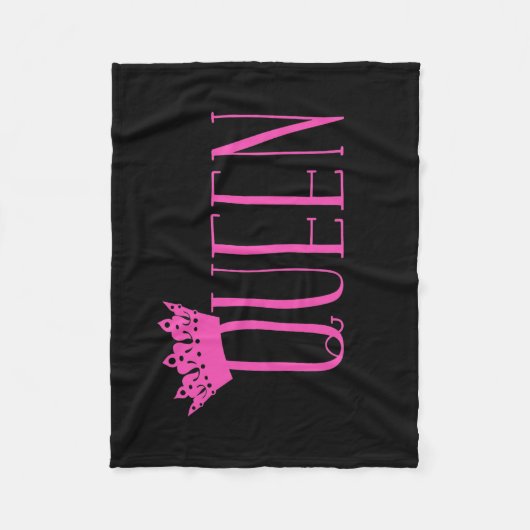 "Queen" Fleece Blankets (Vorderseite)
