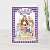 Queen for Day Christlich Birthday Card Karte (Vorderseite)
