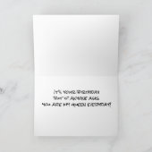 ***QUEEN*** FÜR DEN TAG (AM GEBURTSTAG) KARTE (Innenseite)