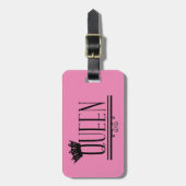 "QUEEN" - Ganz toll! Gepäckanhänger (Vorderseite vertikal)