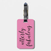 "QUEEN" - Ganz toll! Gepäckanhänger (Rückseite vertikal)