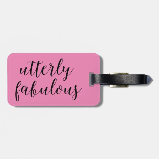 "QUEEN" - Ganz toll! Gepäckanhänger (Rückseite horizontal)