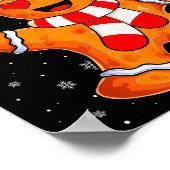 Queen Gingerbread Merry Christmas Matching Family Poster (Ecke)