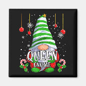 Queen Gnome Christmas Pajamas Matching Family Grou Magnet (Vorne)