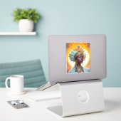 Queen Goddess Fantasy Art Aufkleber (Laptop auf Schreibtisch)