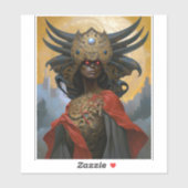 Queen Goddess Fantasy Art Aufkleber (Blatt)