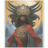 Queen Goddess Fantasy Art Aufkleber (Vorderseite)