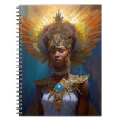 Queen Goddess Fantasy Art Notizblock (Vorderseite)