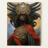 Queen Goddess Fantasy Art Planer (Rückseite)