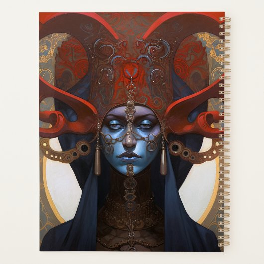 Queen Goddess Fantasy Art Planer (Rückseite)