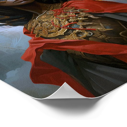 Queen Goddess Fantasy Art Poster (Ecke)