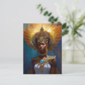 Queen Goddess Fantasy Art Postkarte (Stehend Vorderseite)
