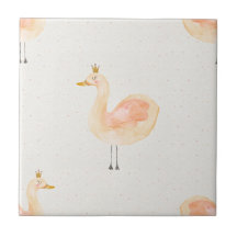 Queen Golden Goose Speckle Keramik Tile