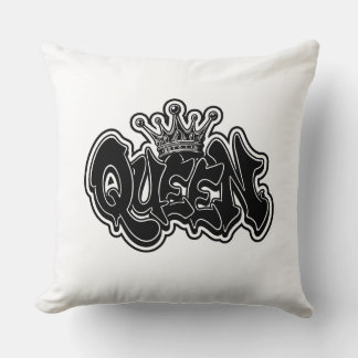 Queen Graffiti Design Kissen