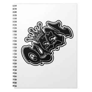 Queen Graffiti Design Notizblock