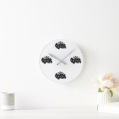 Queen Graffiti Design Runde Wanduhr (Zuhause)